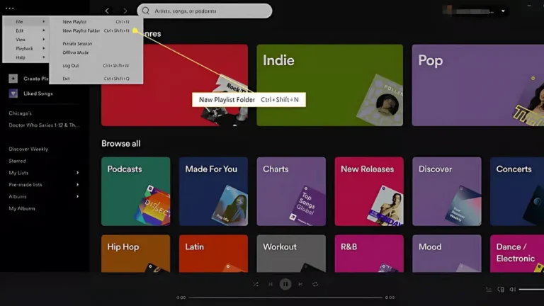 Listas de Reprodução Avançadas Recursos do Spotify Premium Para PC