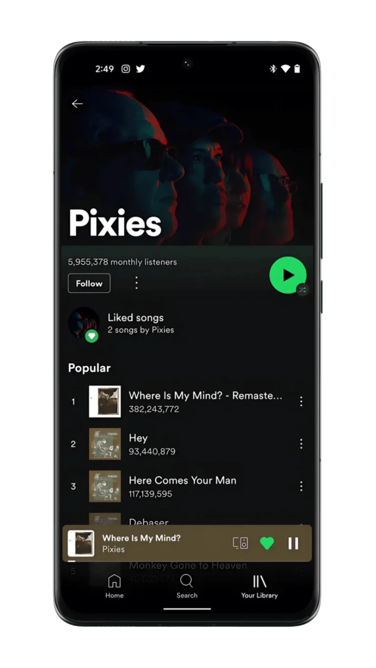 Miniplay Personalizável Recursos do Spotify Para Mac