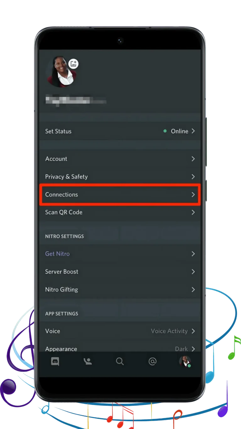 Conexão Discord
Spotify Premium Novos Recursos