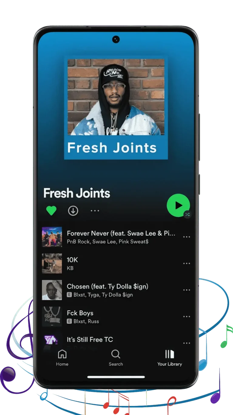 Lista de Reprodução Extensa Spotify Premium Novos Recursos