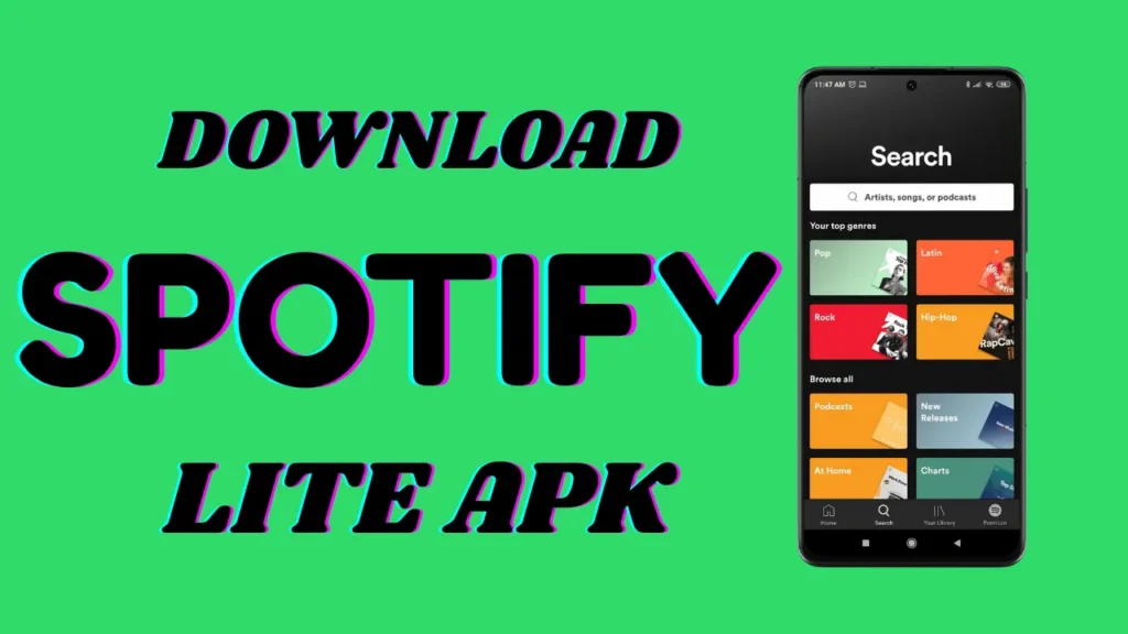 Spotify Lite Mod APK V9.1.0.490 (Premium Desbloqueado) 2025 1 Spotify Lite Mod APK V9.0.74.823 (Premium Desbloqueado) 2025