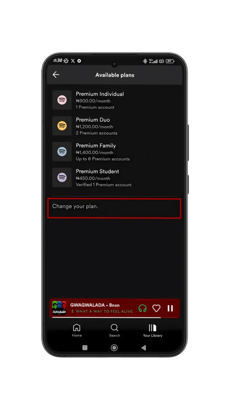Excluir ou Cancelar a inscrição Spotify Premium 