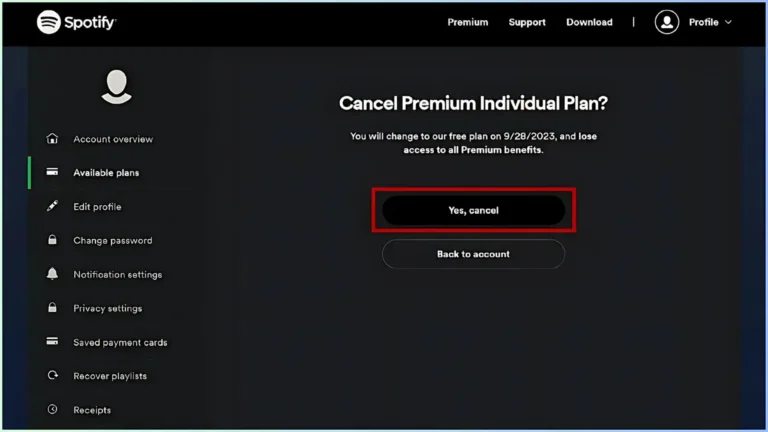 Cancelar Spotify Premium Para PC